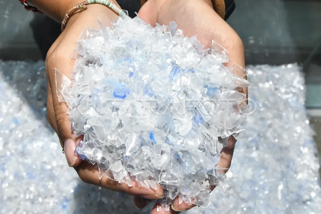 cara kerja mesin pencacah plastik